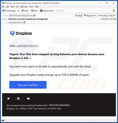 dropboxmail.com legitimate|Fake Dropbox ‘Sent You A File’ Email Scam [Explained].